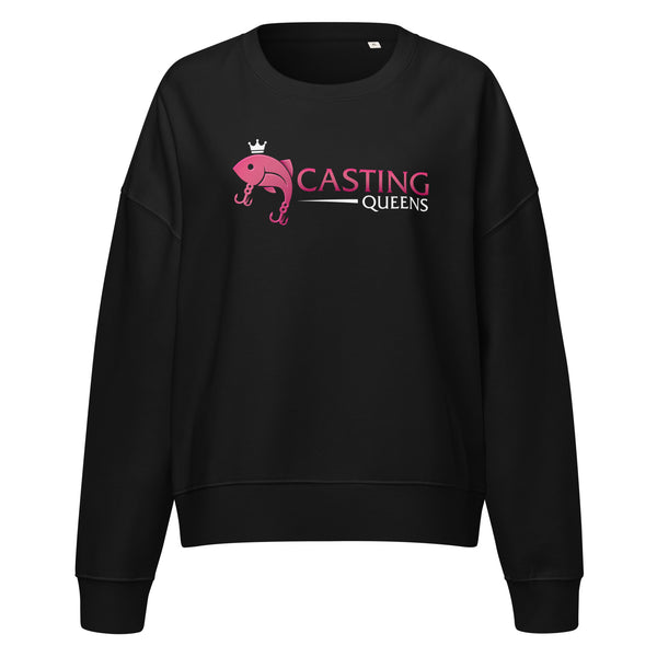 スウェット GDC TONAL CREWNECK SWEATSHIRT GIRLS Casting Queens Classic Black Crewneck Sweatshirt | Women's Fishing